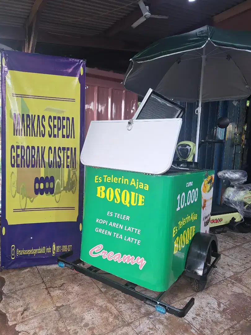 GEROBAK SEPEDA LISTRIK JUALAN/SEPEDA LISTRIK JUALAN/SEPEDA GEROBAK