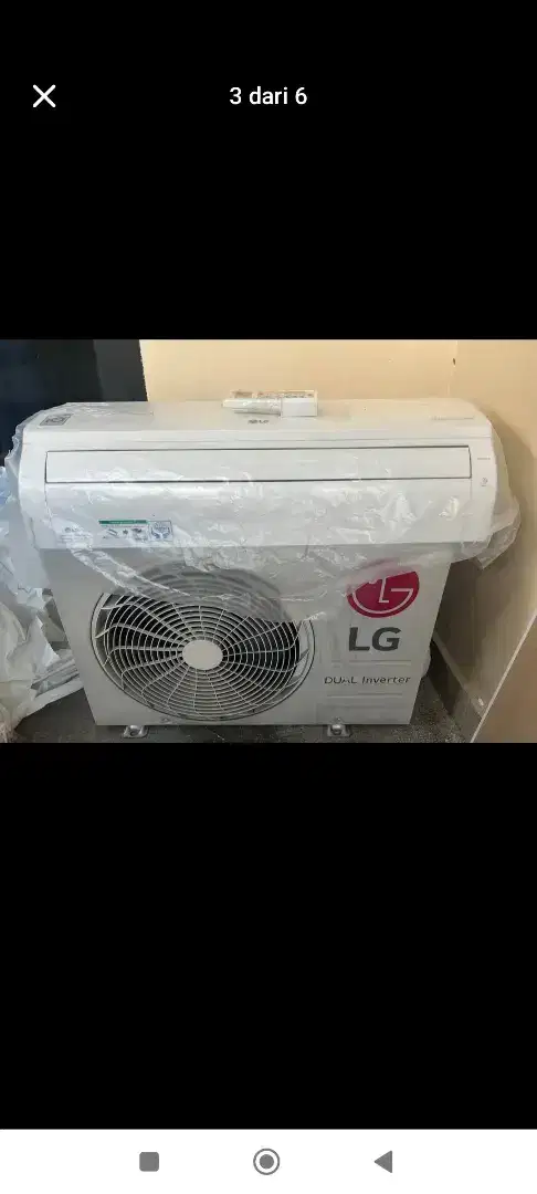 Ac LG dual inverter r32 1/2pk+pasang