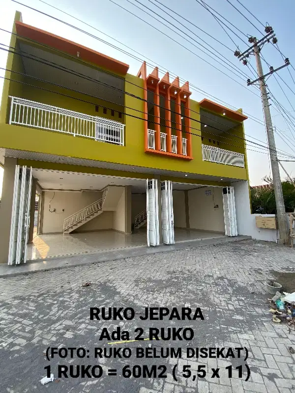 DISEWAKAN RUKO JEPARA, PECANGAAN COCOK UTK KANTOR ATAU USAHA APA SAJA