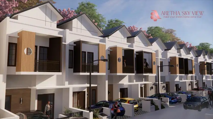 PERUMAHAN MODERN MINIMALIS BANYUMANIK Cluster Aretha SKY VIEW Blok B11