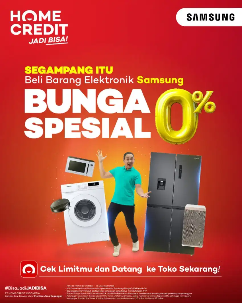 Segampang itu Cicilan Kulkas Polytron 2 pintu Bunga 0% free 1x cicilan