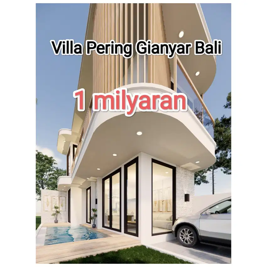 Vila murah Pering Riverside dekat Pantai Bali