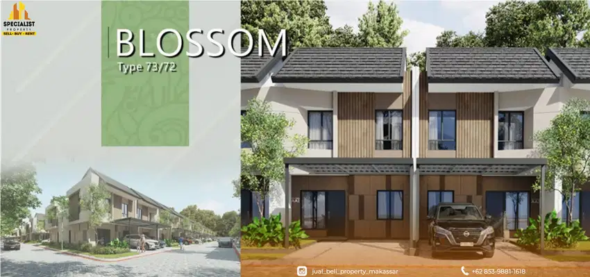 Rumah Mewah 2 Lantai Tengah Kota (Virginia Park Type Blossom)