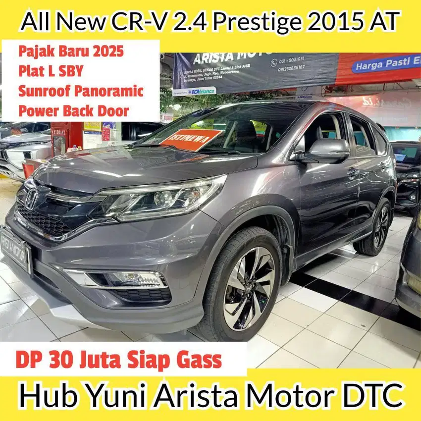 All New Crv 2.4 Prestige PjkPanjang PlatSBY Mewah Terawat Siap Pakai