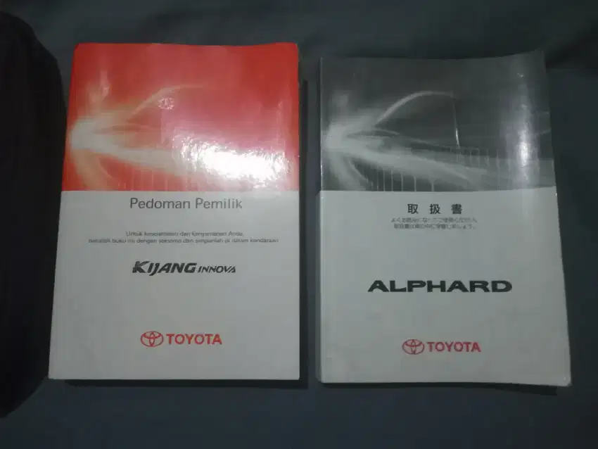 manual book produk Toyota mobil Toyota Alphard 2012 + k Innova 2015