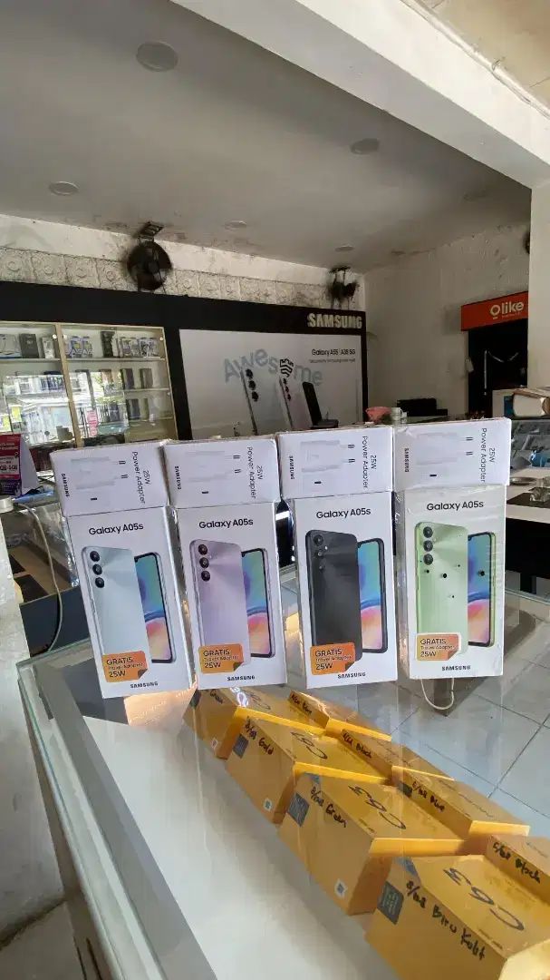 Redy Samsung galaxy A05S 6/128 NEW Garansi Resmi 1thn