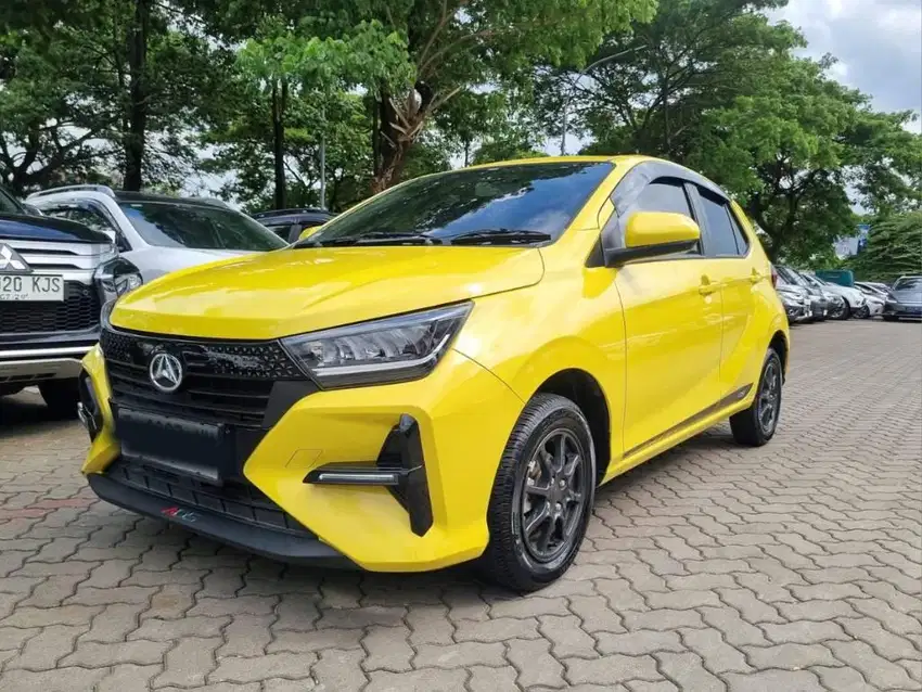 DAIHATSU NEW AYLA 1.2 R ADS MATIC 2024 KUNING KM 11RB