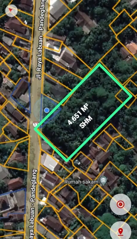 Tanah Dijual Di Jl. Raya Pandeglang - Labuan untuk usaha apa aja