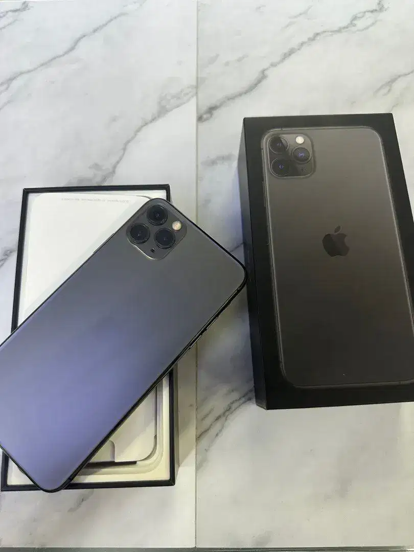 Iphone 11 pro max 64 ex IBOX grey mulus fullset ori