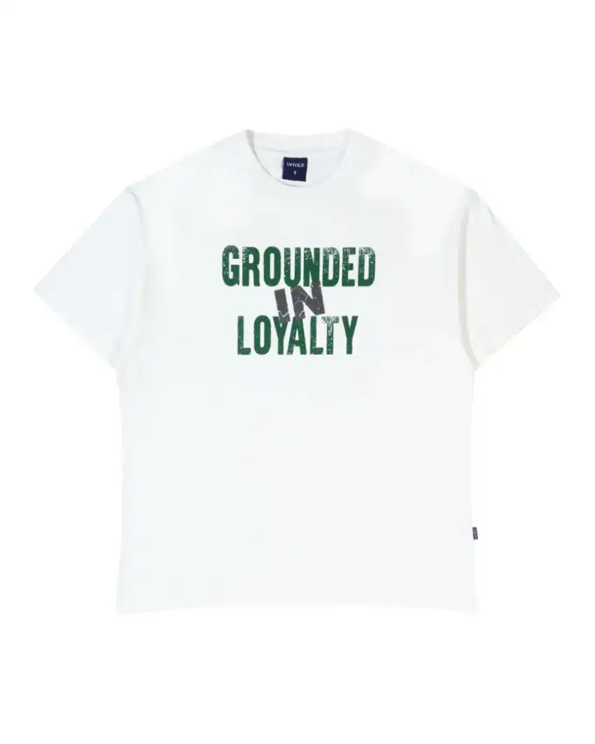 Tshirt Untold ERODED REGULAR TEE - BROKEN WHITE