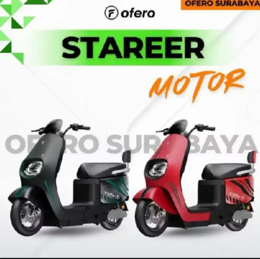 E-BIKE SEPEDA LISTRIK OFERO STAREER MOTOR II SPEED 60KM POWER 1800W