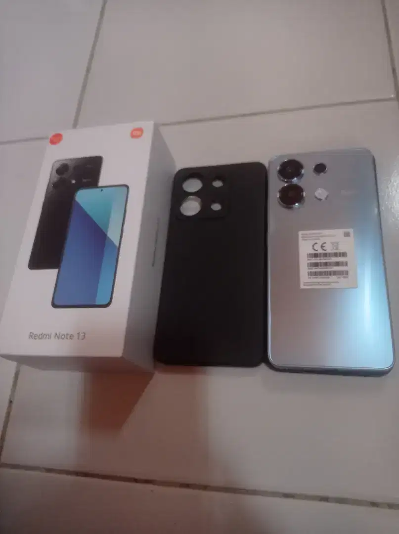 Resmi Note 13 4G 8/256 Biru Lengkap Istimewah Mulus Garansi