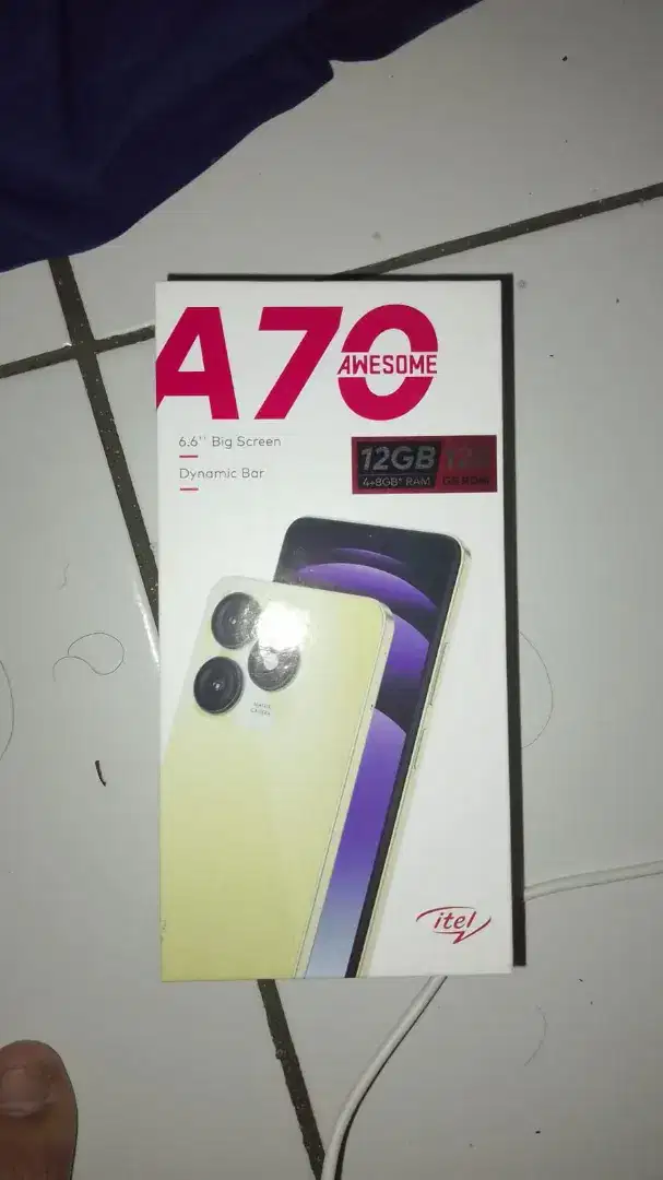 Itel A70 12gb/128gb fullsett