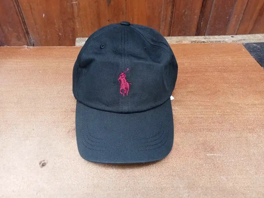 Cap Polo Logo Maroon