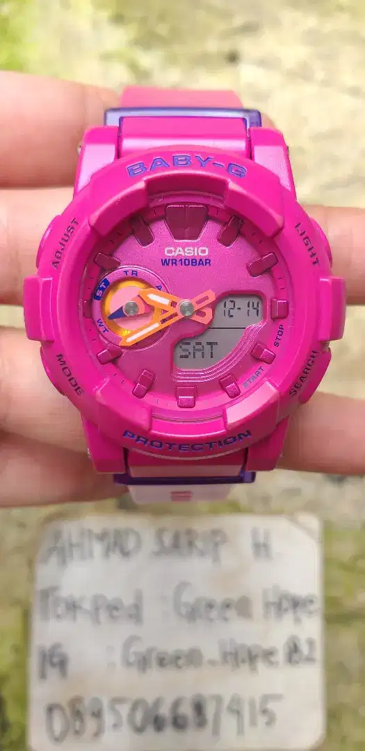 Jam tangan G Shock casio BABY G BGA 185FS 4ADR original watch wanita