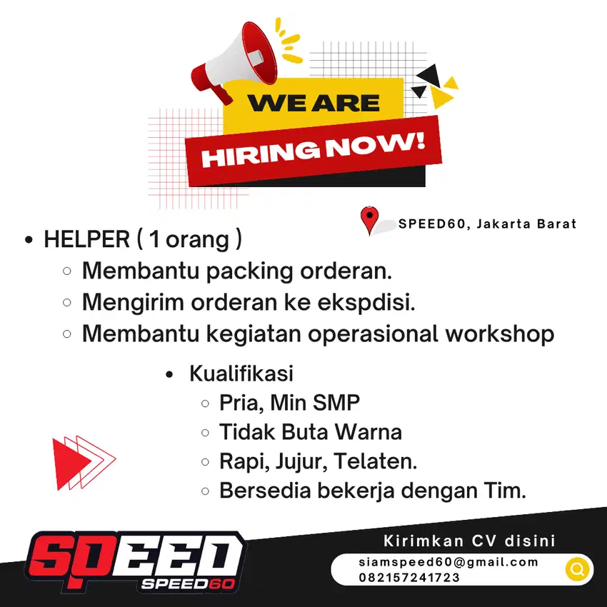 HELPER OPERASIONAL SPEED60