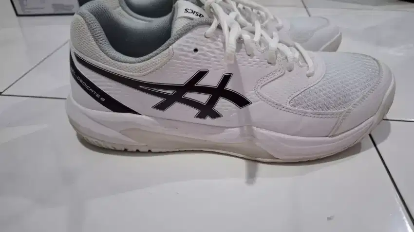 Sepatu Asics Sneakers Gel Dedicate 8 putih size 9.5 lgkp box like new