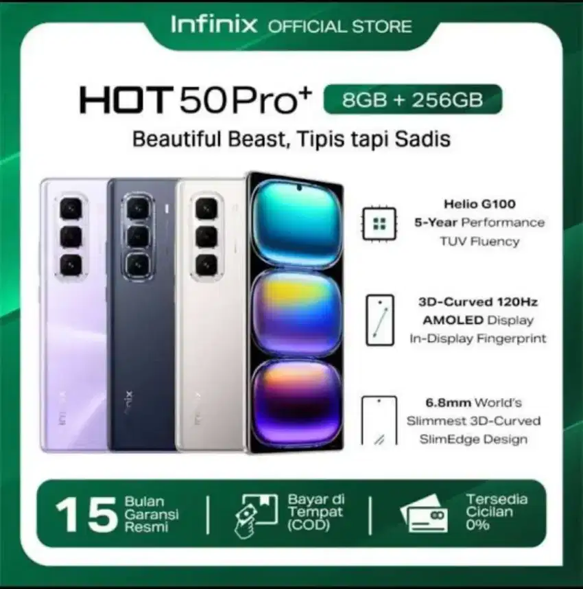 Kredit Hp Infinix Hot 50 Pro Plus Free admin Dan Disc Max 600 rb