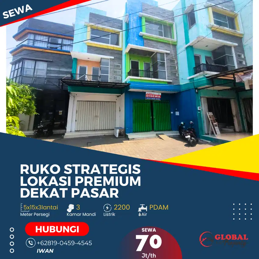 Ruko Strategis di Lokasi Premium