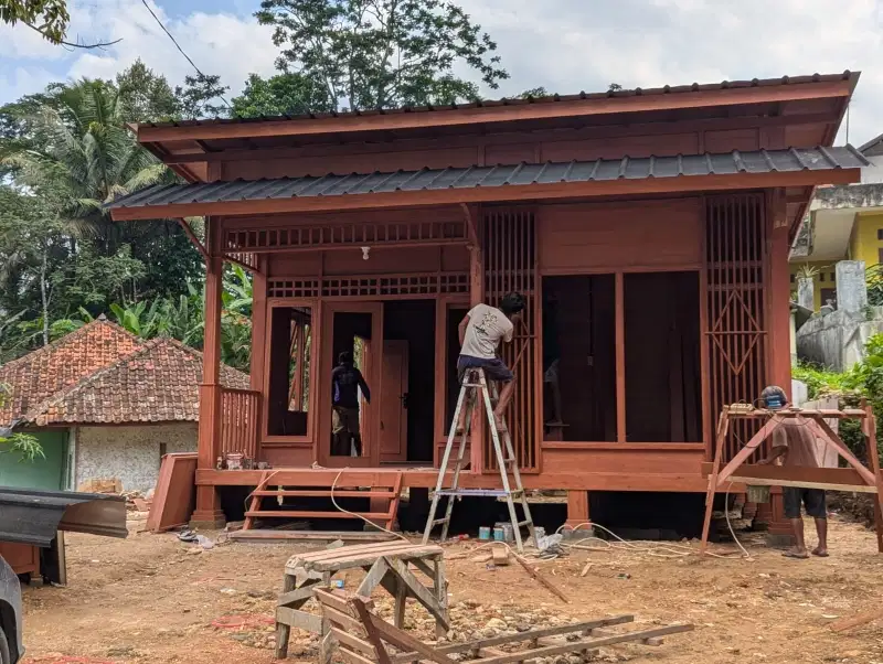 Rumah Kayu Estetik Melayani Seluruh Indonesia