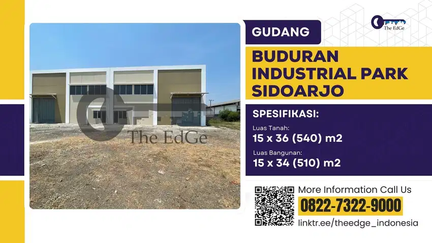 Jual Harga Perdana Gudang Baru Gress Buduran Industrial Park Sidoarjo