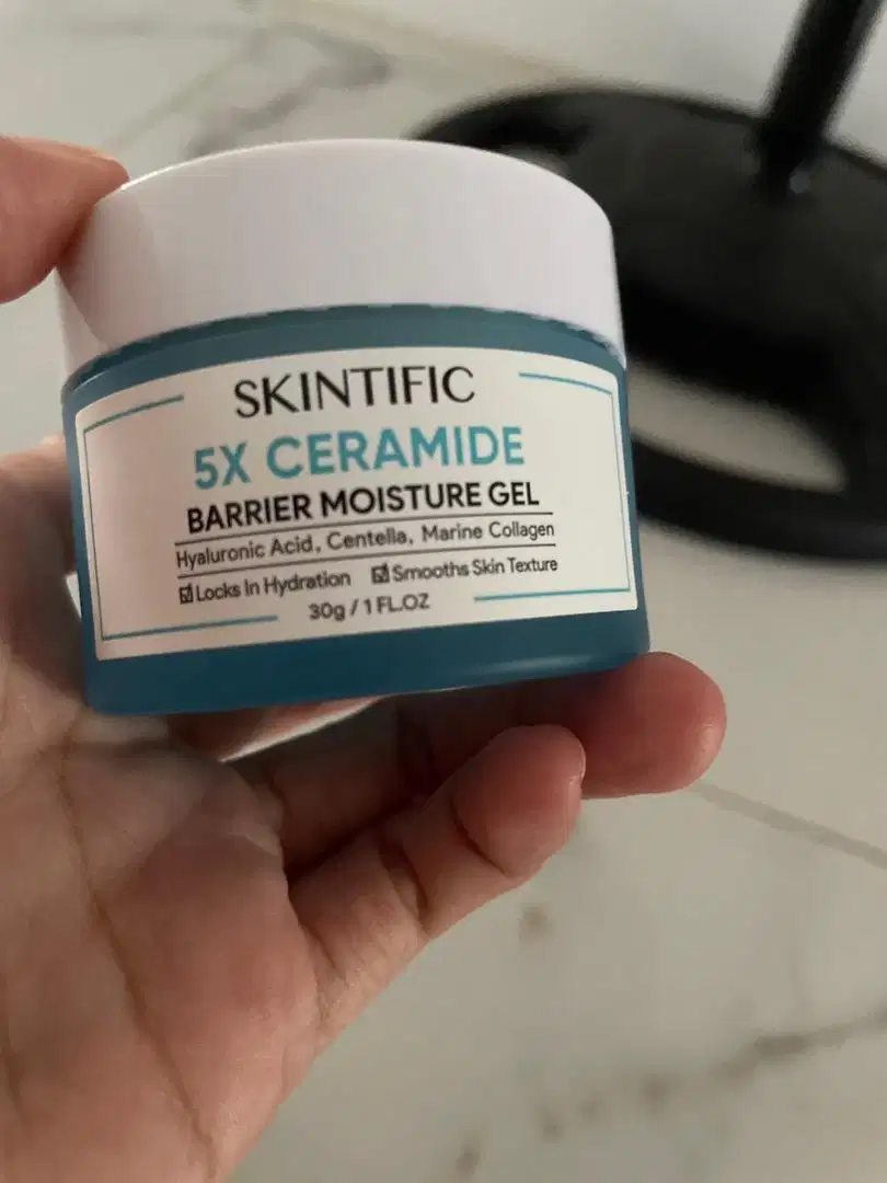 Skintific barrier moisture gel baru dipakai 2x