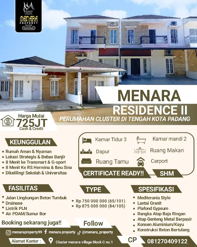 Rumah Baru Pusat Kota