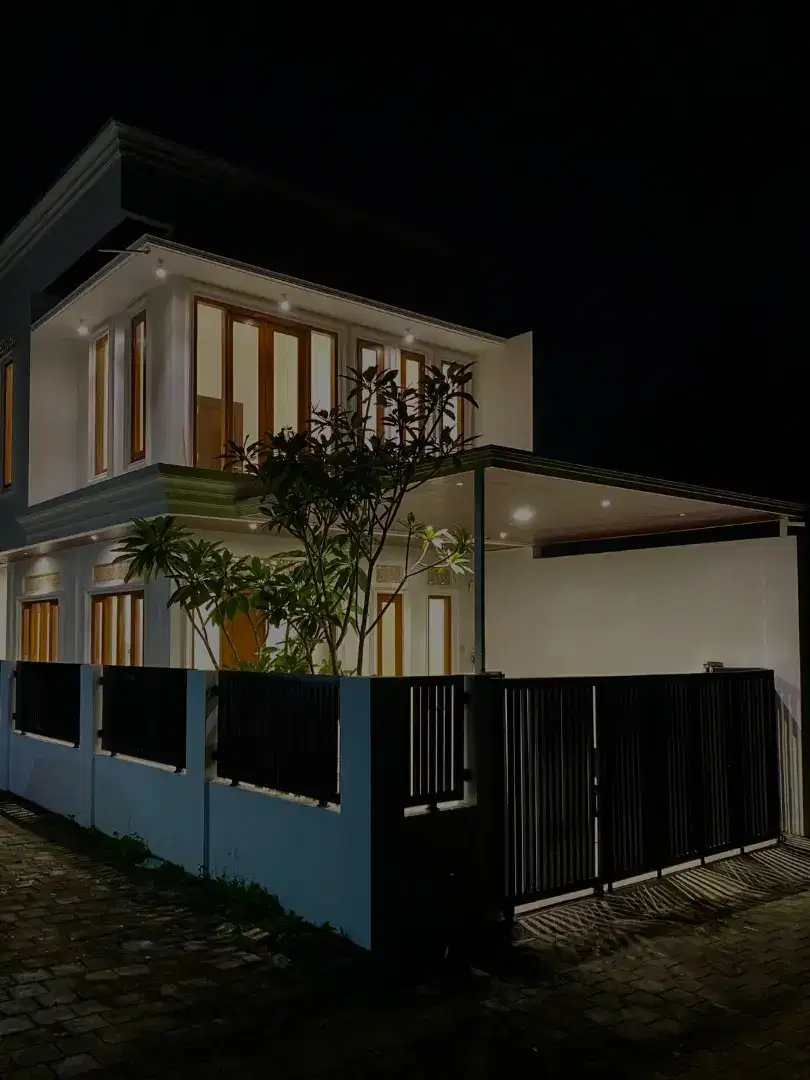 RUMAH BARU MODERN MINIMALIS POSISI HOOK-JOGJA