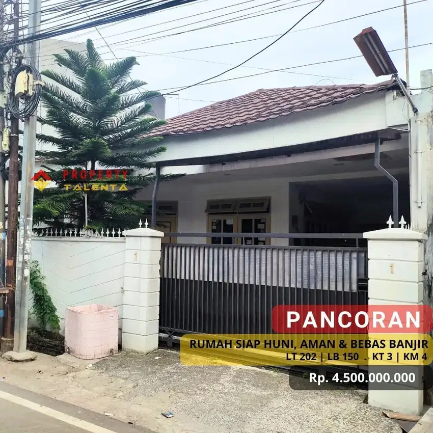 DIJUAL CEPAT RMH DI PENGADEGAN UTARA  - SIAP HUNI, PANCORAN . JAKSEL