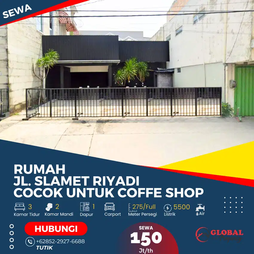 Rumah Dekat Jl. Slamet Riyadi