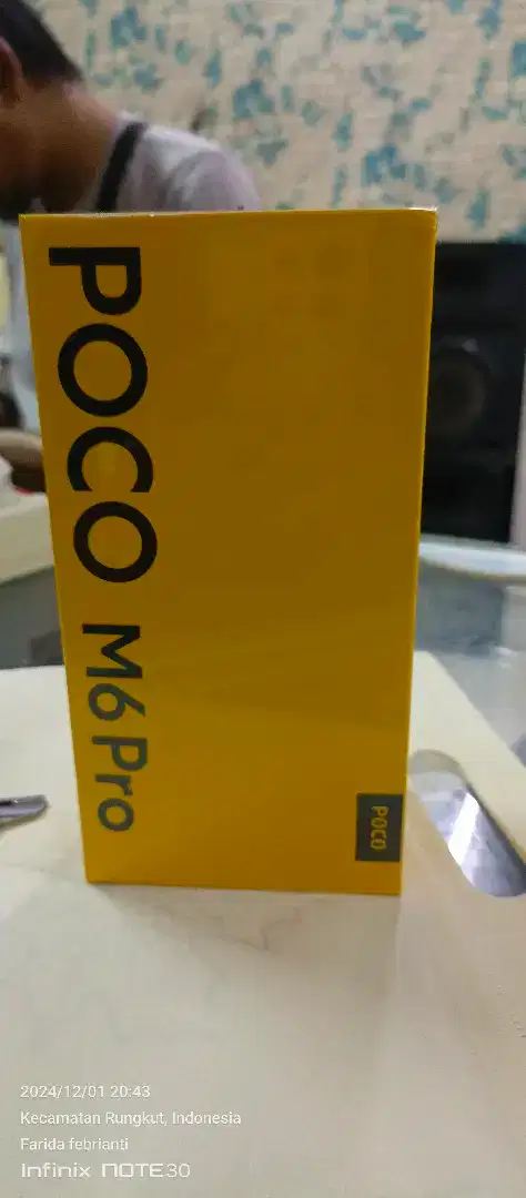 Poco M6 pro 8/256gb baru garansi resmi bisa TT Kredit