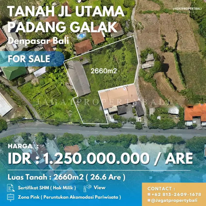 Dijual Tanah di Padang Galak