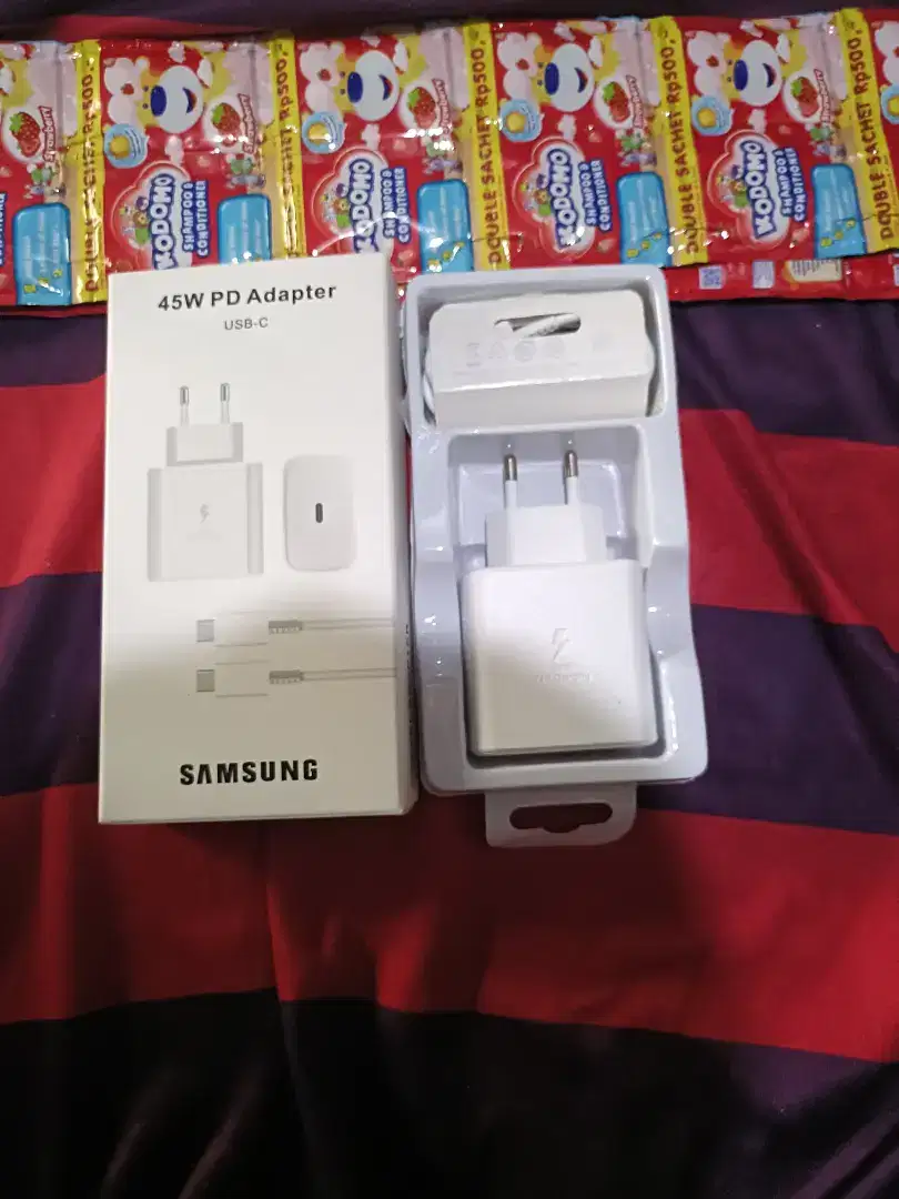 Charger samsung 45 WATT support super fast charging (baru)