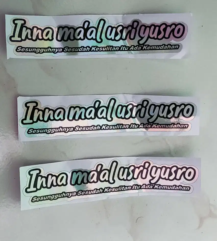 Stiker Motor Anti Air