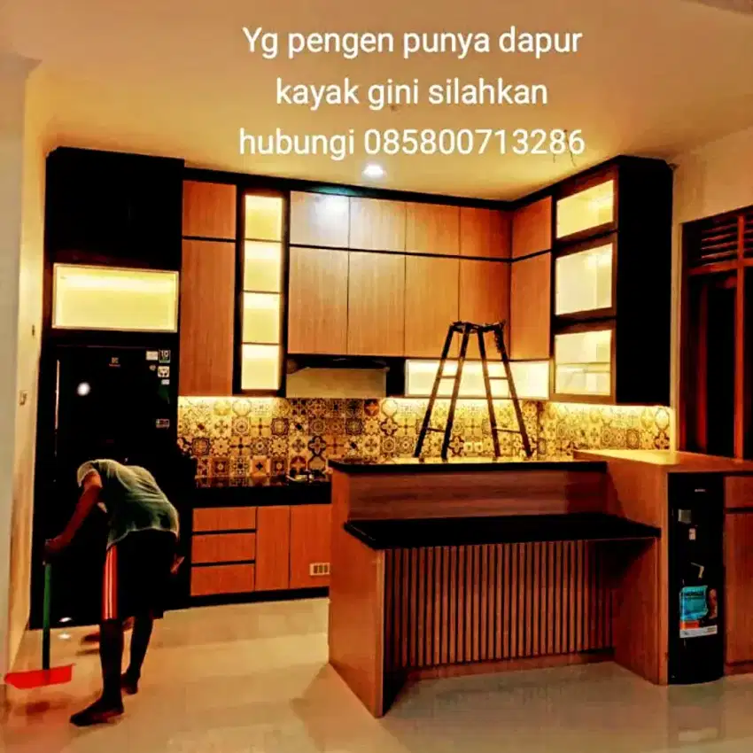 Kitchen set minibar hpl