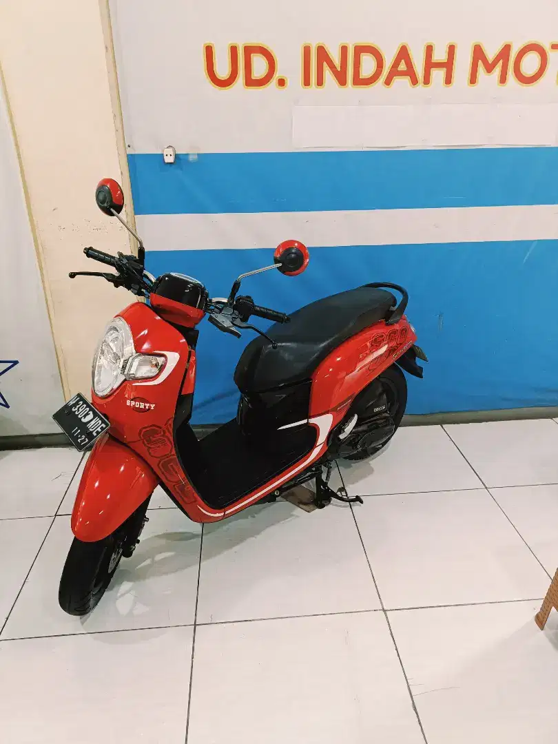 SCOOPY ESP SPORTY FI ECO 2017 HONDA BISA NEGO HARGA