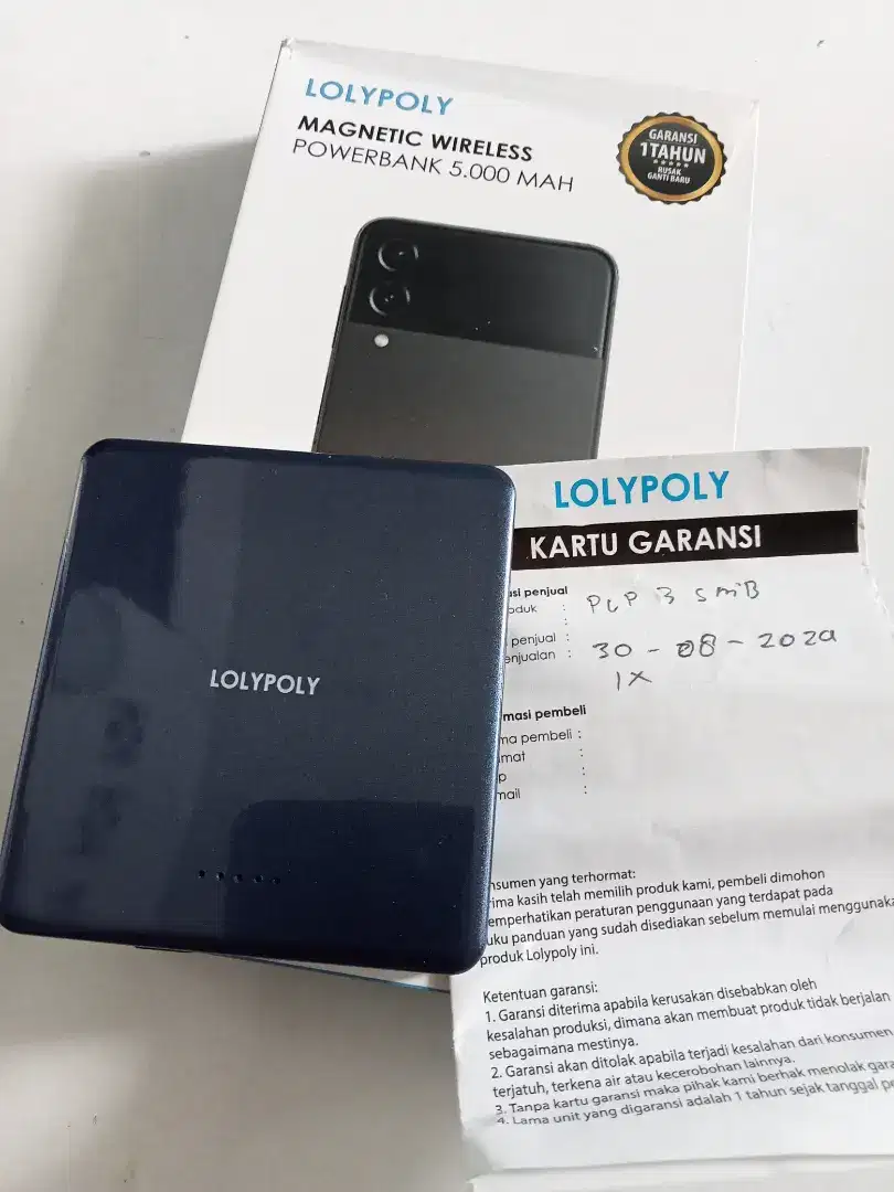 Powerbank Wireless Lolypoly 5000Mah