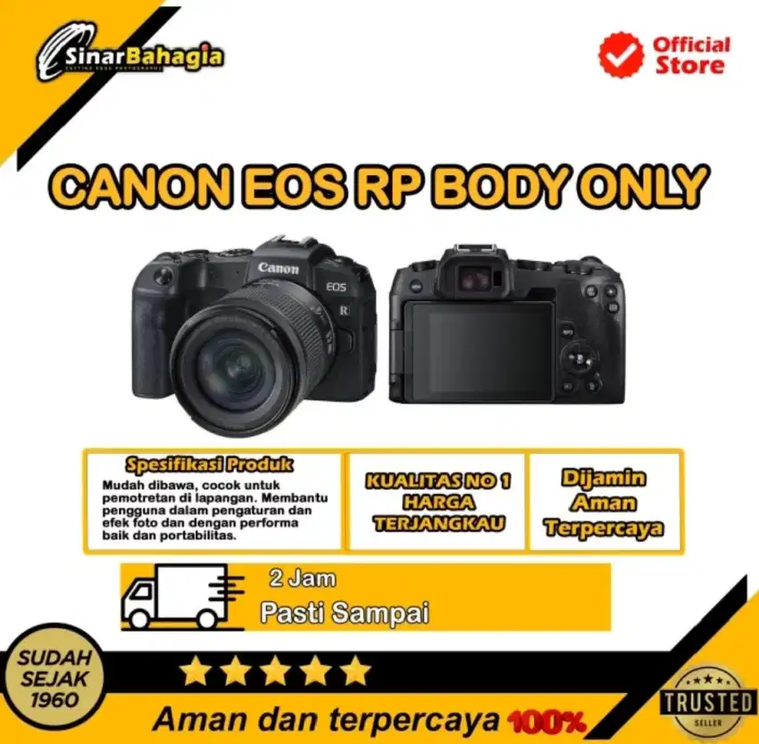 Promo cicilan Bunga 0% Kamera Canon EOS RP | Cukup KTP aja