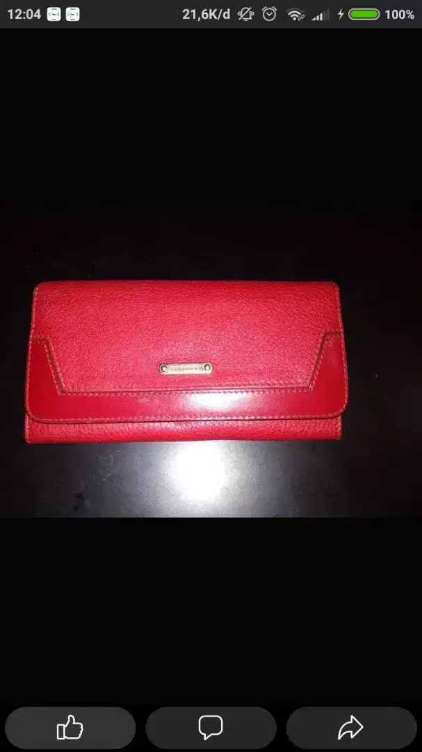 Burberry Long Wallet