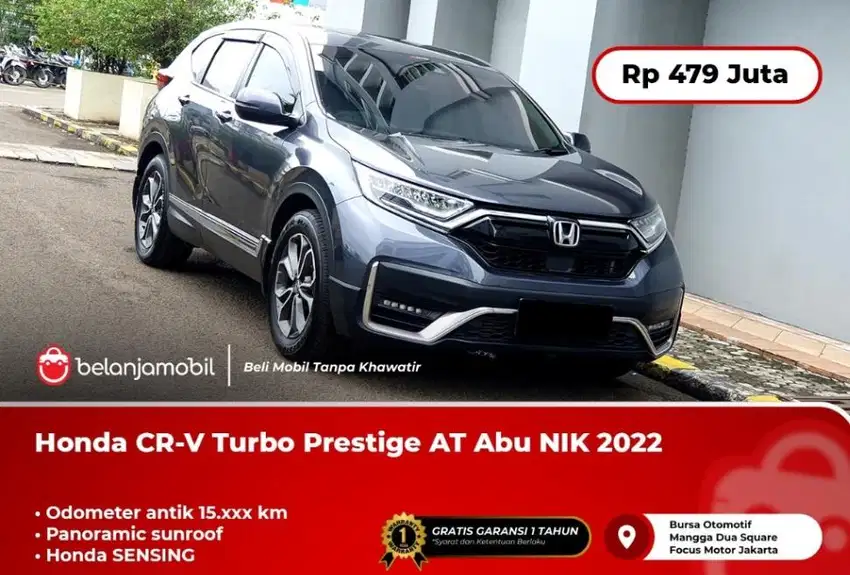 [ KM 15RB ] Honda CR-V CRV CR V Turbo Prestige AT Abu 2022/2023