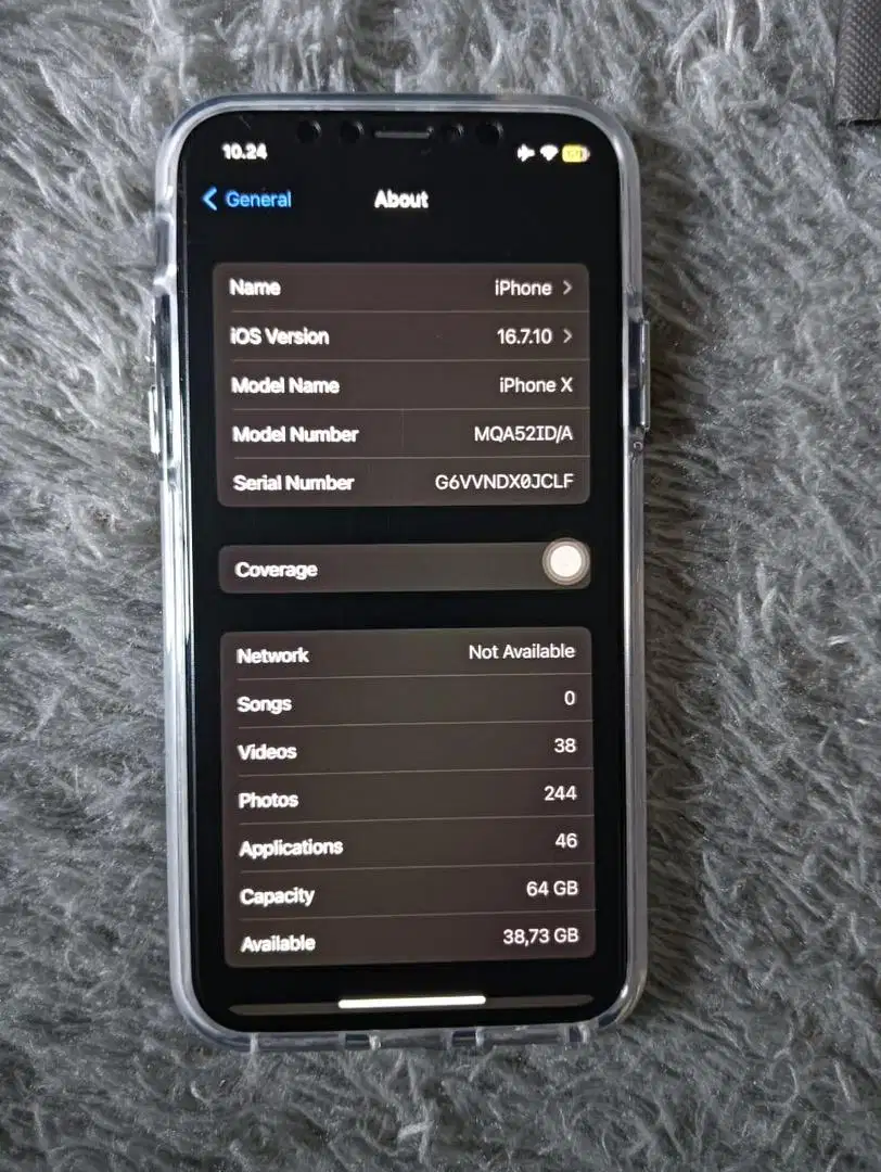 Iphone X 64 GB Ex IBOX