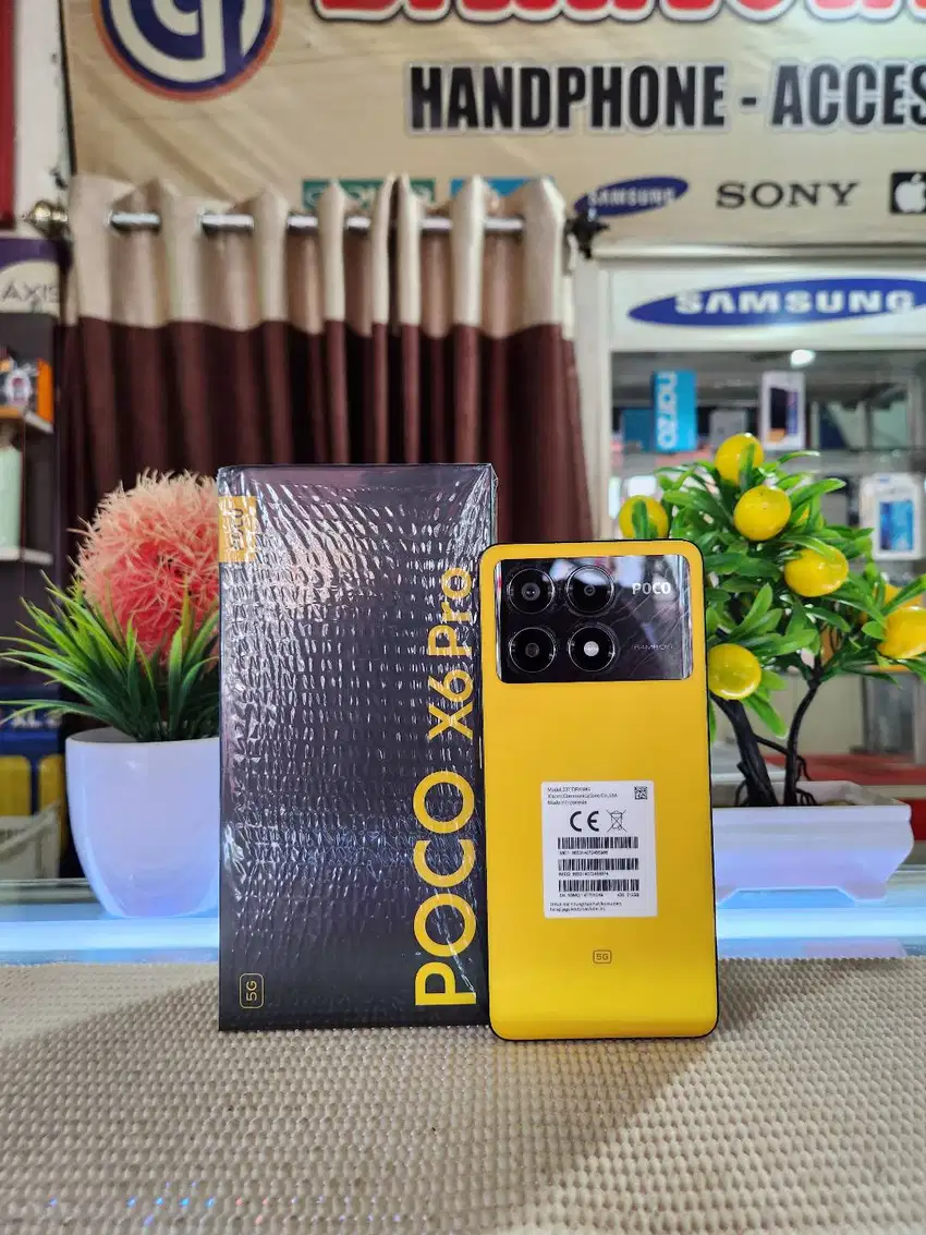 Poco X6 Pro 5G Ram 12Gb/512Gb Fulset Mulus 99% Pemakaian Masih 1 Bulan