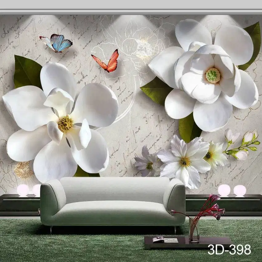 Wallpaper Dinding 3D Custom Desain Korden Gorden Vitrase