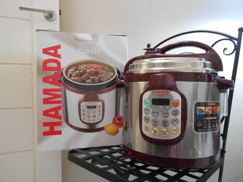 Hamada Electric Pressure Cooker X338-STR - Kondisi Mulus, Boleh Nego!