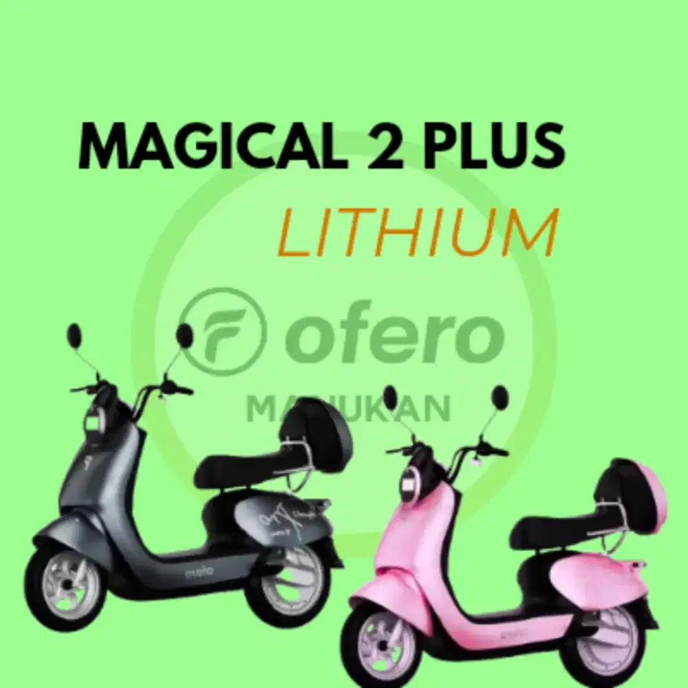 E-BIKE SEPEDA LISTRIK OFERO MAGICAL 2 PLUS LITH|POWER 500W|SPEED 40KM/