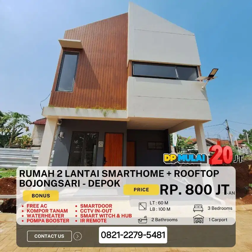 Rumah 2 Lantai Cantik dan Modern di Selatan Jakarta