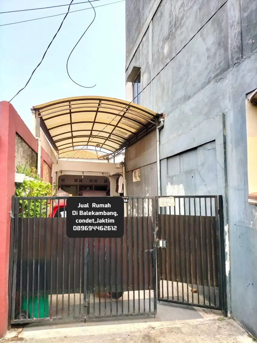 DI JUAL CEPAT RUMAH SECONDARY DI CONDET,BALEKAMBANG,JAKARTA TIMUR