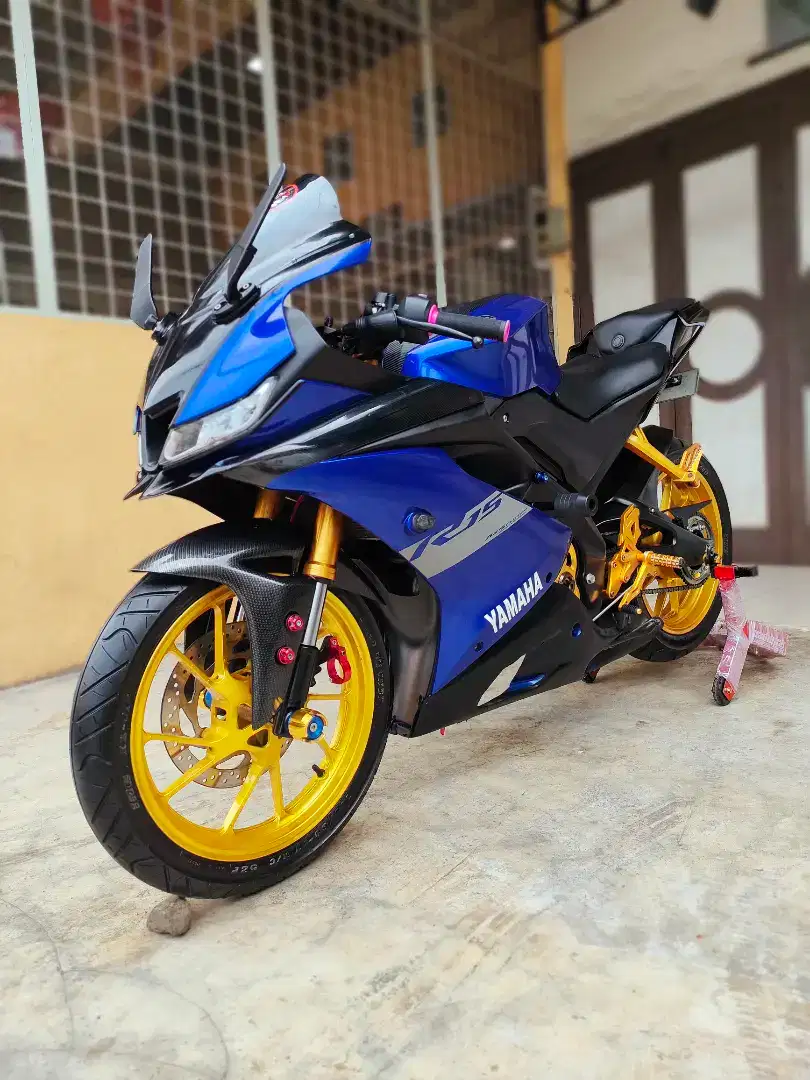 Yamaha R15 / YZF R 15 V3 2022, Blue Premium Metalic, Unit Mulus.