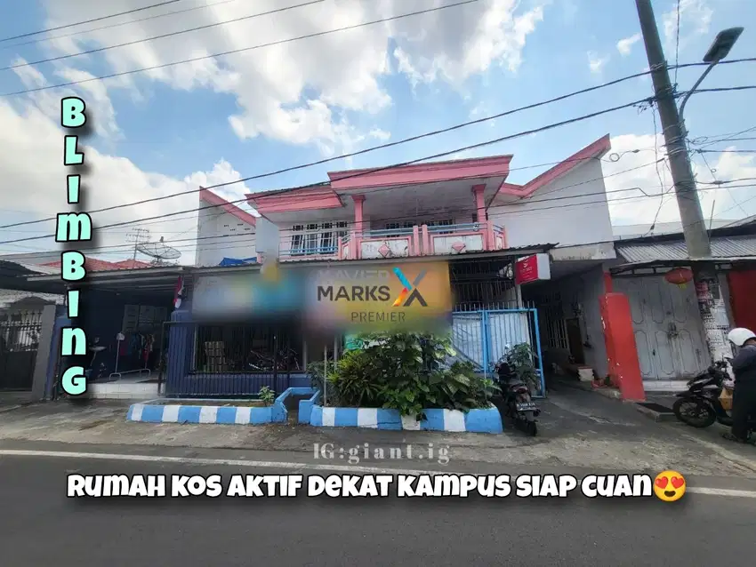 Rumah kos aktif dekat kampus di candi, Blimbing Malang