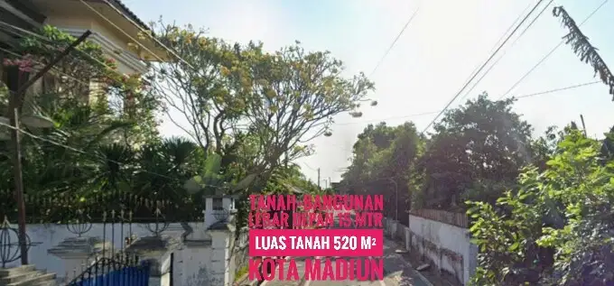 DIJUAL Tanah&Rumah lama, KOTA MADIUN Salak Timur